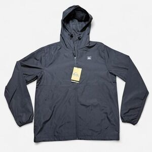 NWT Quicksilver Black Onyx Dry Flight Windbreaker Size M